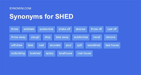 synonym for shed